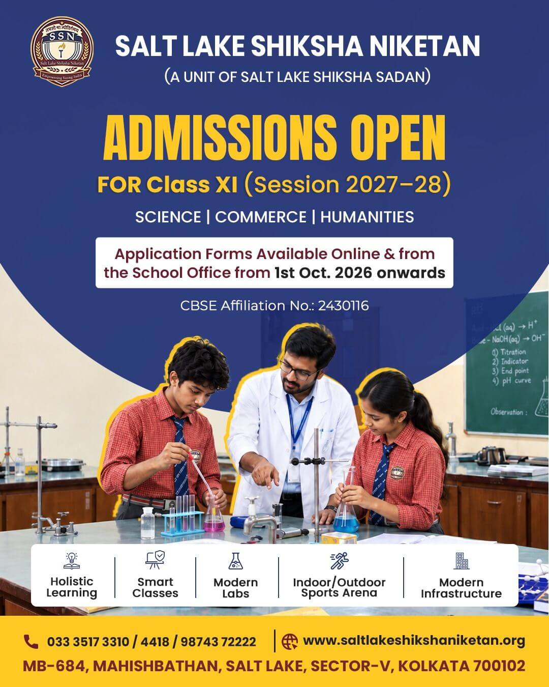 SSN ClassXI Admission 27-28